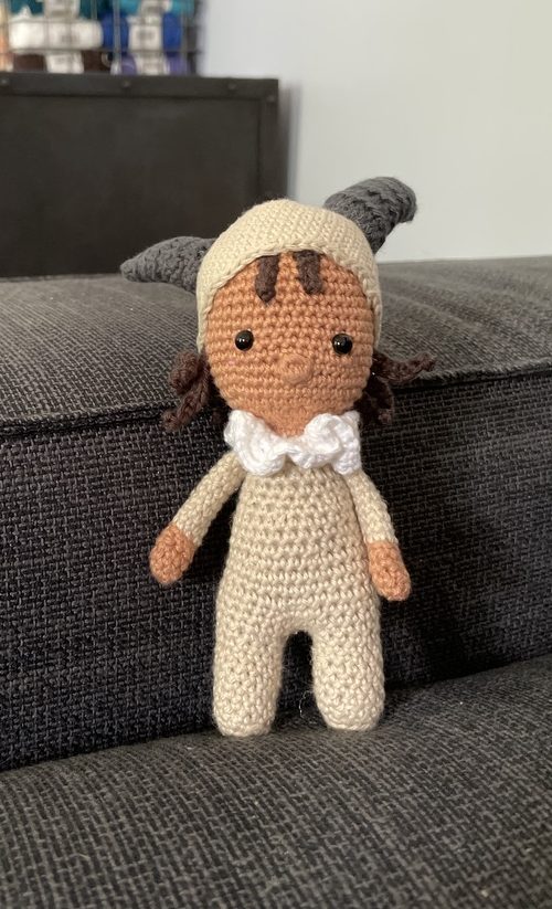 Ari the Aries Crochet Zodiac Doll finished object amigurumi handmade crocheted doll toy plushie