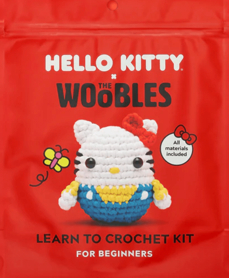 Woobles Hello Kitty learn to crochet all in one beginner kit